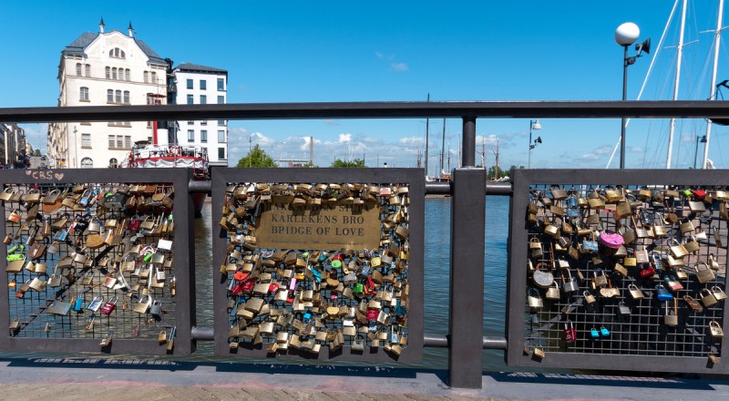 Bridge of Love Helsinki Finlandia /by Alamy