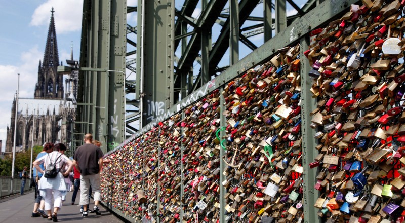 Hohenzollernbruecke Niemcy Kolonia / By Alamy