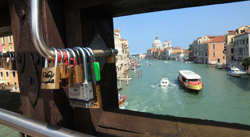 Ponte dell'Accademia Wenecja / By Alamy